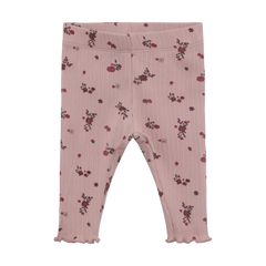 Leggings með blómamynstri - Fawn