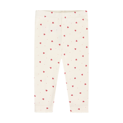 Leggings með hjartamynstri - Eggnog