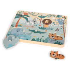 Safari púsl með hljóðum