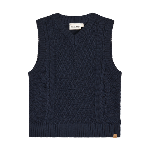 Prjónað vesti - Parisian Night
