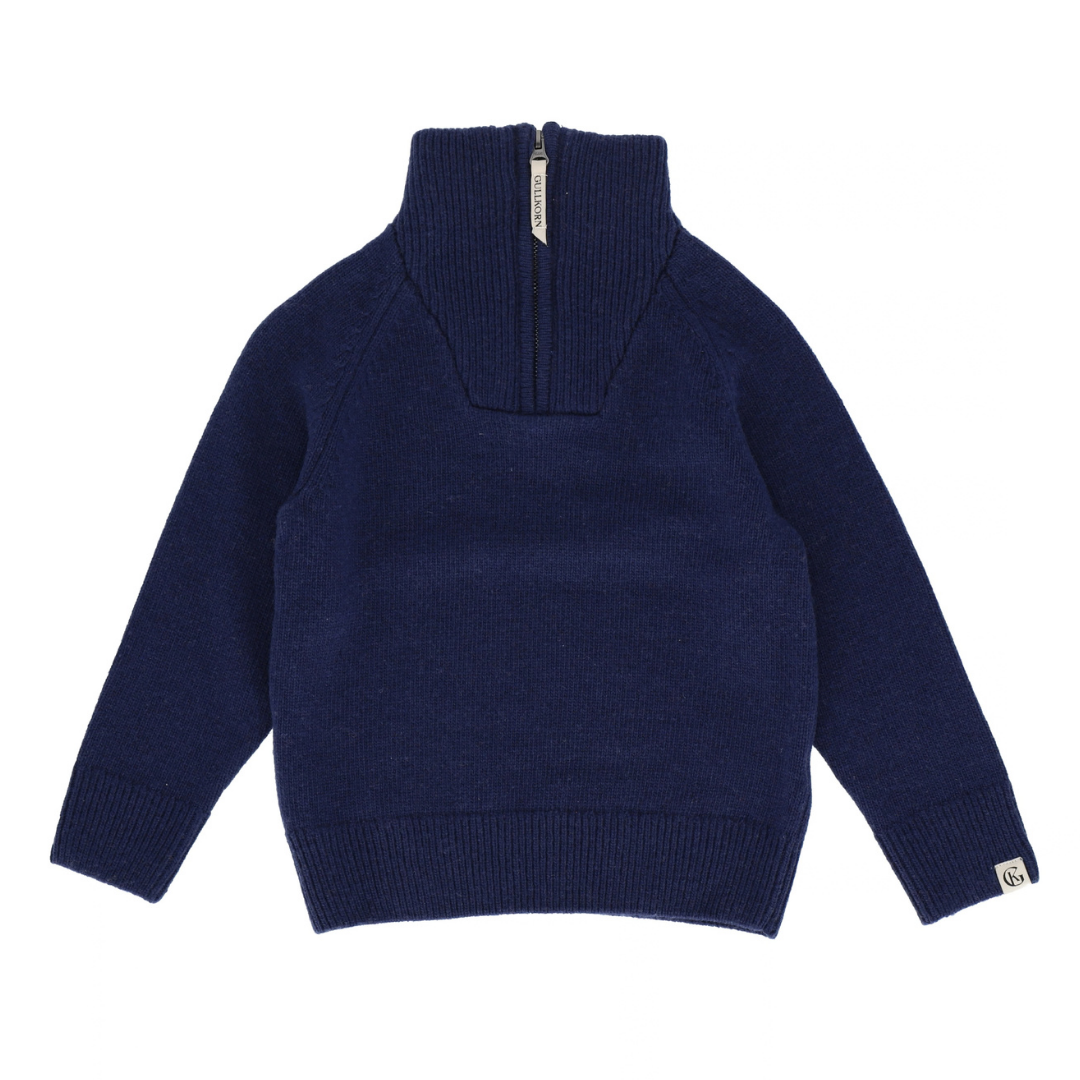 Þykk ullarpeysa - Dark Blue