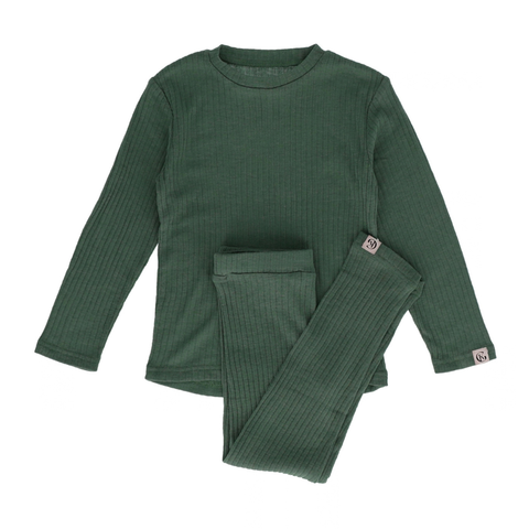 Kuprit ullarsett - Dusty Green