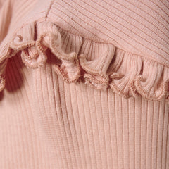 Rib langermabolur - Misty Rose