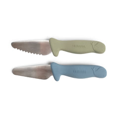 Barnahnífar, 2 stk - Powder Blue/Green
