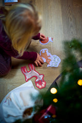 Sett af 4 púslum - Wonderful Winter