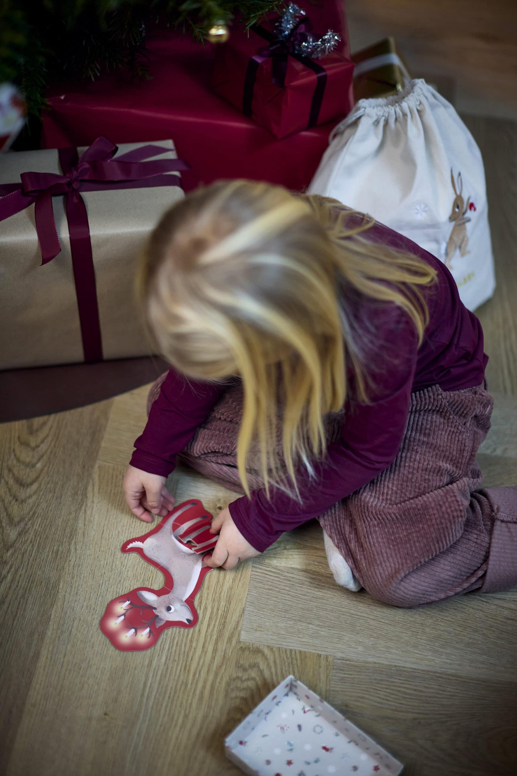 Sett af 4 púslum - Wonderful Winter