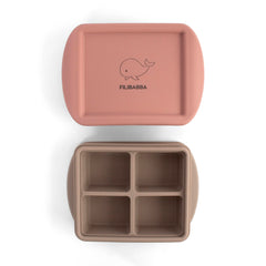 Frystibakki fyrir ungbarnamat, 2 stk - Rose Mix