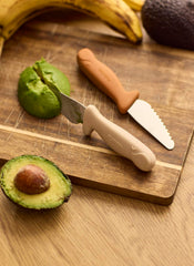 Barnahnífar, 2 stk - Pumpkin/Off white