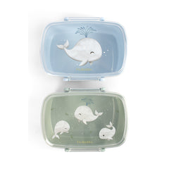 Nestisbox, 2 í pakka - Whale Tales