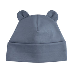 Beanie húfa með bangsaeyrum - Flint Stone Blue