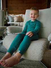 Bambus sett - Teal Green