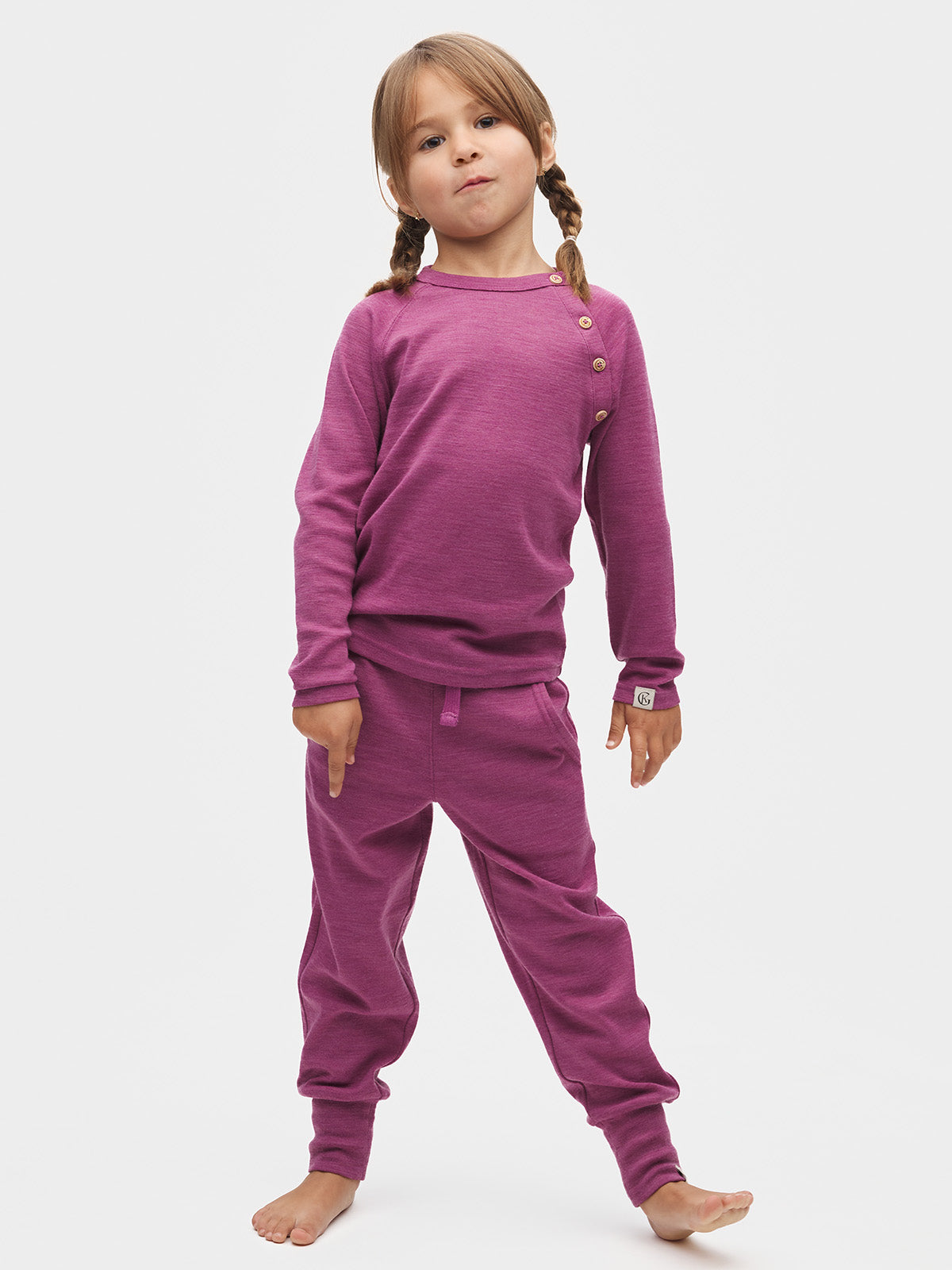 Villvette ullarbuxur - Velvet Pink