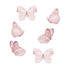 Vegglímmiðar - Butterflies Rose