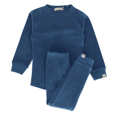 Jona flís sett - Storm Blue