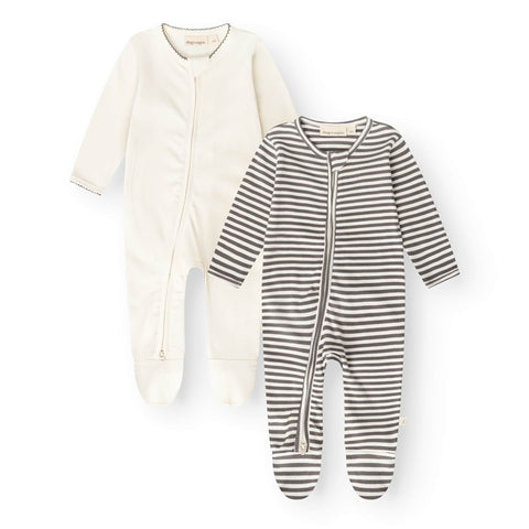 Jone heilgallar, 2 í pakka - Dark Grey Stripe