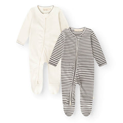 Jone heilgallar, 2 í pakka - Dark Grey Stripe
