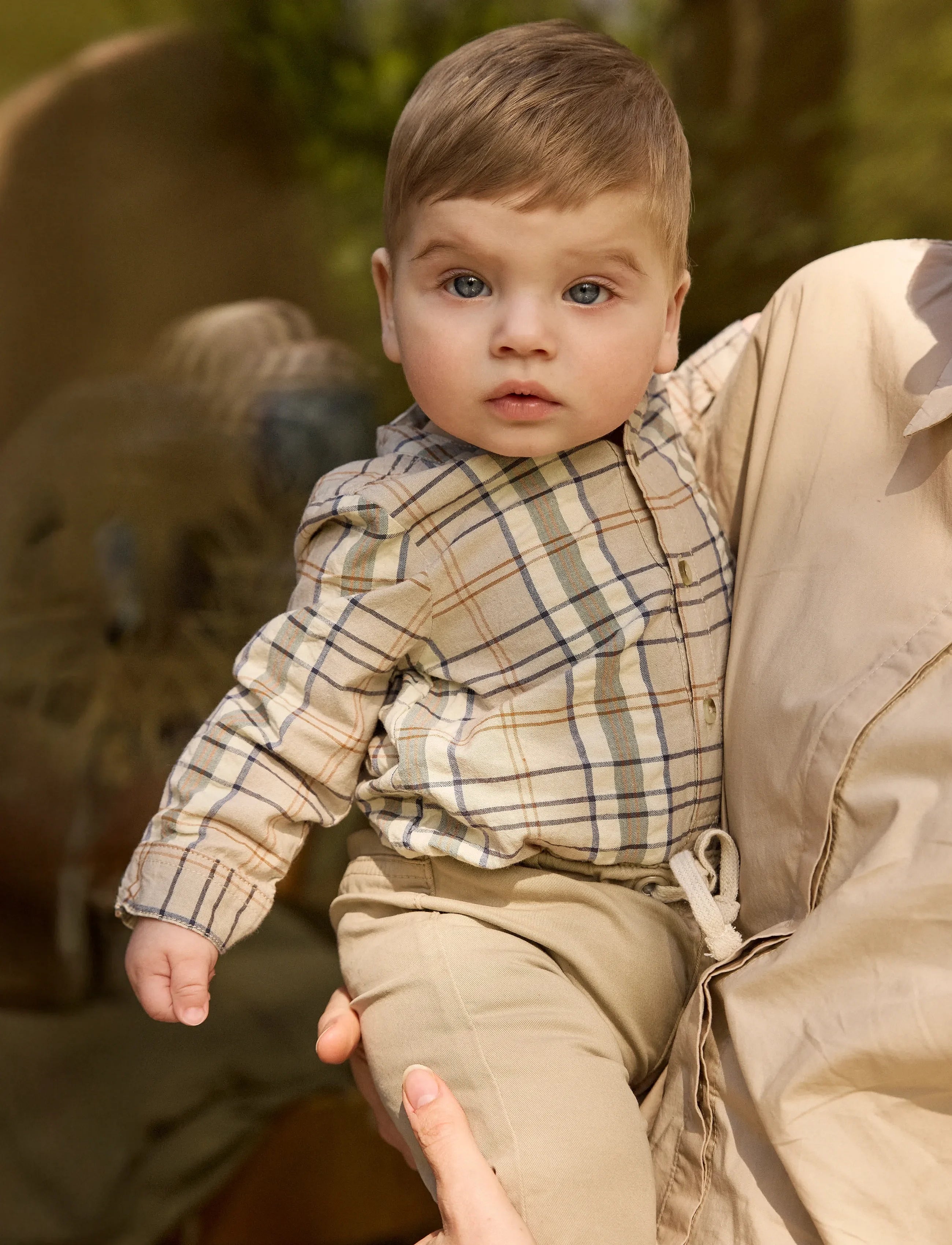 Twill ungbarnabuxur - Crockery