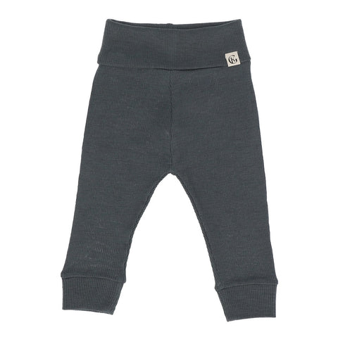 Billie ungbarna ullarbuxur - Dark Denim