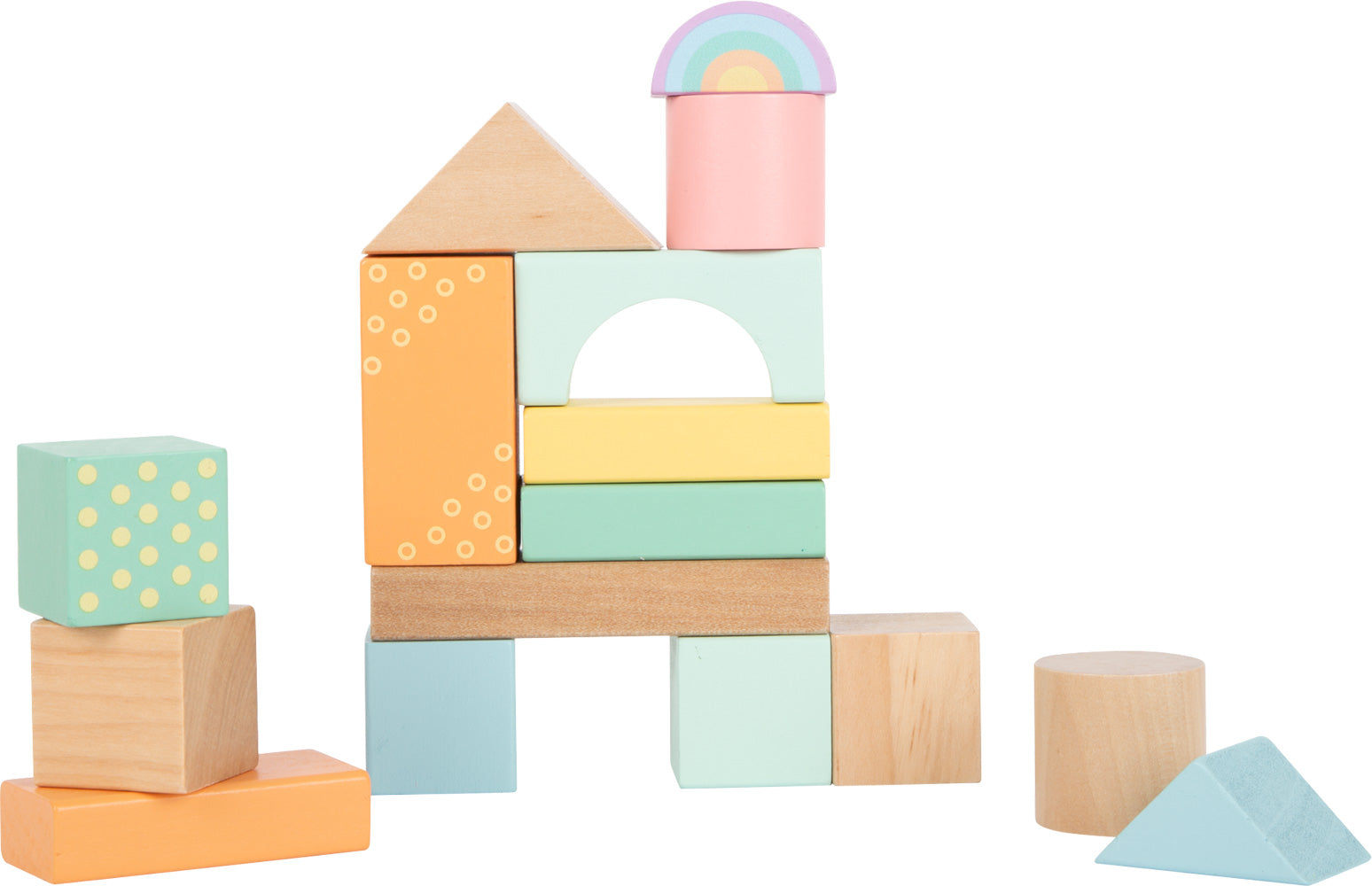 Pastel kubbasett