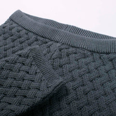 Prjónaðar buxur - Stormy Blue